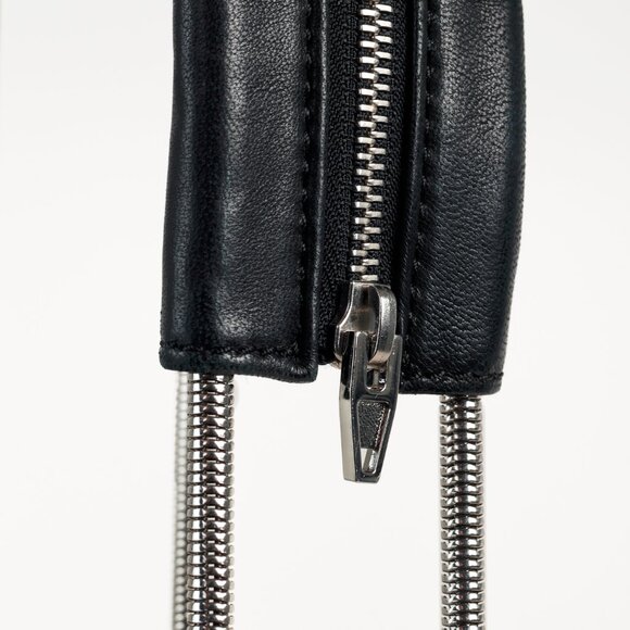Alexander Wang Mini Brenda Black Leather Crossbody Bag - Picture 8 of 10
